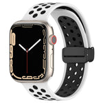 マグネットバックルシリコン製時計バンド、Apple Watch 3 42mm用、Apple Watch 2 42mm用、Apple Watch 2 38mm用