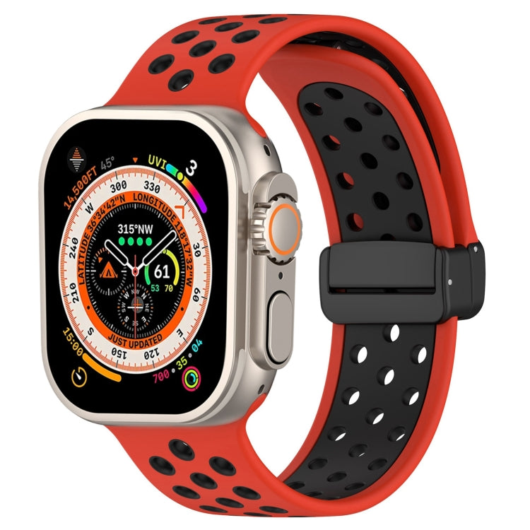 マグネットバックルシリコン製時計バンド、Apple Watch Ultra 49mm用、Apple Watch SE 2023 44mm用、Apple Watch SE 2023 40mm用