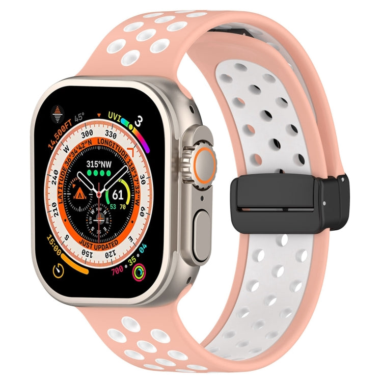マグネットバックルシリコン製時計バンド、Apple Watch Ultra 49mm用、Apple Watch SE 2023 44mm用、Apple Watch SE 2023 40mm用