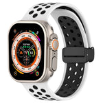 マグネットバックルシリコン製時計バンド、Apple Watch 8 41mm用、Apple Watch 8 45mm用、Apple Watch Ultra 2 49mm用