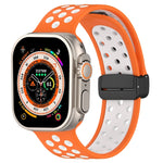 マグネットバックルシリコン製時計バンド、Apple Watch 8 41mm用、Apple Watch 8 45mm用、Apple Watch Ultra 2 49mm用