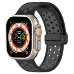 マグネットバックルシリコン製時計バンド、Apple Watch 8 41mm用、Apple Watch 8 45mm用、Apple Watch Ultra 2 49mm用