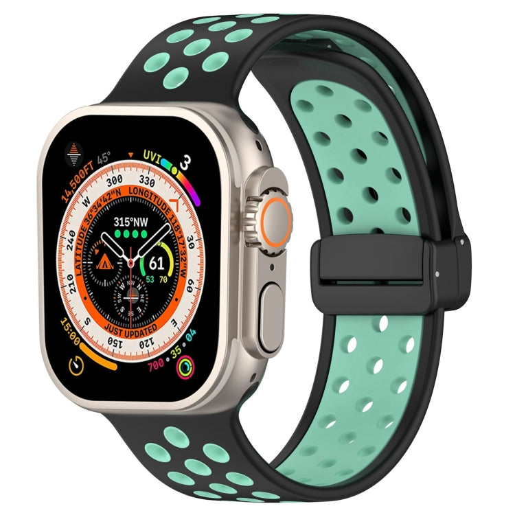 マグネットバックルシリコン製時計バンド、Apple Watch 8 41mm用、Apple Watch 8 45mm用、Apple Watch Ultra 2 49mm用