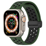 マグネットバックルシリコン製時計バンド、Apple Watch 8 41mm用、Apple Watch 8 45mm用、Apple Watch Ultra 2 49mm用