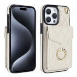 菱形テクスチャーカードバッグスマホケース長いストラップ付き、iPhone 15 Pro用、iPhone 15 Plus用、iPhone 15用、iPhone 14 Plus用、iPhone 14用、iPhone 14 Pro用