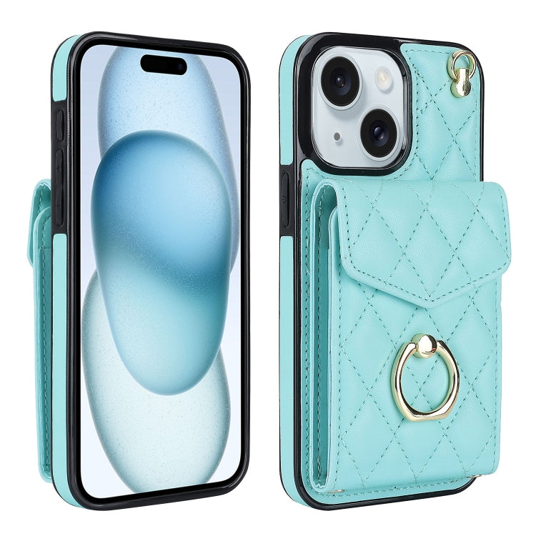菱形テクスチャーカードバッグスマホケース長いストラップ付き、iPhone 15 Pro用、iPhone 15 Plus用、iPhone 15用、iPhone 14 Plus用、iPhone 14用、iPhone 14 Pro用