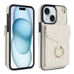 菱形テクスチャーカードバッグスマホケース長いストラップ付き、iPhone 15 Pro用、iPhone 15 Plus用、iPhone 15用、iPhone 14 Plus用、iPhone 14用、iPhone 14 Pro用