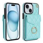 菱形テクスチャーカードバッグスマホケース長いストラップ付き、iPhone 15 Pro用、iPhone 15 Plus用、iPhone 15用、iPhone 14 Plus用、iPhone 14用、iPhone 14 Pro用