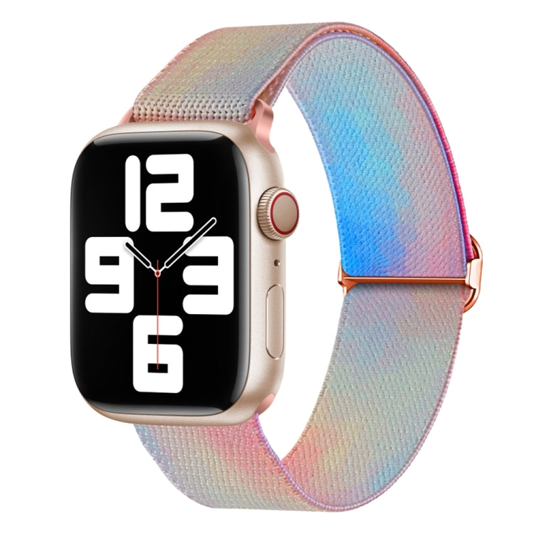 ペイントパターンナイロン交換用ウォッチバンド、Apple Watch SE 40mm用、Apple Watch SE 44mm用、Apple Watch 6 40mm用、Apple Watch 6 44mm用、Apple Watch 5 44mm用、Apple Watch 5 40mm用