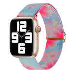 ペイントパターンナイロン交換用ウォッチバンド、Apple Watch 4 44mm用、Apple Watch 4 40mm用、Apple Watch 3 38mm用、Apple Watch 3 42mm用、Apple Watch 2 42mm用、Apple Watch 2 38mm用