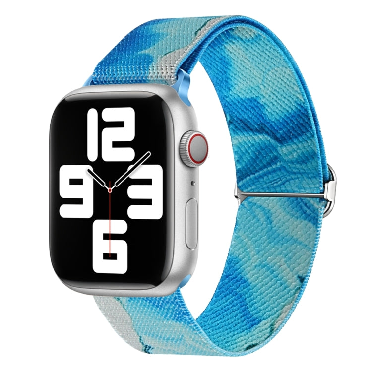 ペイントパターンナイロン交換用ウォッチバンド、Apple Watch 4 44mm用、Apple Watch 4 40mm用、Apple Watch 3 38mm用、Apple Watch 3 42mm用、Apple Watch 2 42mm用、Apple Watch 2 38mm用