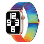 ペイントパターンナイロン交換用ウォッチバンド、Apple Watch 4 44mm用、Apple Watch 4 40mm用、Apple Watch 3 38mm用、Apple Watch 3 42mm用、Apple Watch 2 42mm用、Apple Watch 2 38mm用