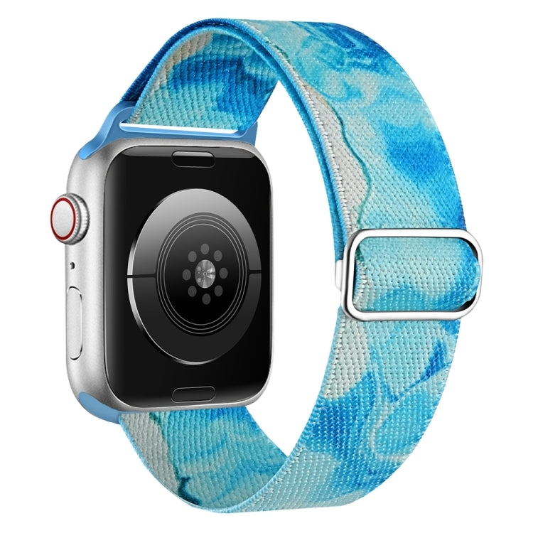 ペイントパターンナイロン交換用ウォッチバンド、Apple Watch SE 2023 44mm用、Apple Watch Ultra 49mm用、Apple Watch SE 2023 40mm用、Apple Watch 8 41mm用、Apple Watch 8 45mm用、Apple Watch Ultra 2 49mm用