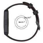 Two Color Silicone Watch Band, For Huawei Band 10 / 9 / 8