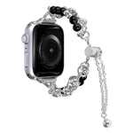 パールブレスレットメタルウォッチバンド、Apple Watch SE 2023 44mm用、Apple Watch Ultra 49mm用、Apple Watch 8 41mm用、Apple Watch SE 2023 40mm用、Apple Watch Ultra 2 49mm用、Apple Watch 8 45mm用、Apple Watch SE 2022 40mm用