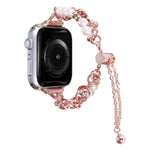 パールブレスレット メタルウォッチバンド、Apple Watch 42mm用、Apple Watch 38mm用