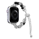 パールブレスレットメタルウォッチバンド、Apple Watch SE 2023 44mm用、Apple Watch Ultra 49mm用、Apple Watch 8 41mm用、Apple Watch SE 2023 40mm用、Apple Watch Ultra 2 49mm用、Apple Watch 8 45mm用、Apple Watch SE 2022 40mm用