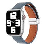 マグネットバックルスキンフィールレザーウォッチバンド Apple Watchシリーズ6 40mm用、Apple Watchシリーズ6 44mm用、Apple Watchシリーズ5 44mm用、Apple Watchシリーズ5 40mm用、Apple Watchシリーズ4 44mm用、Apple Watch 42mm用