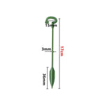 10個セット 植物鉢用花形支柱 固定用倒伏防止葉ガードフレーム 17cm 27cm 37cm 48cm 58cm