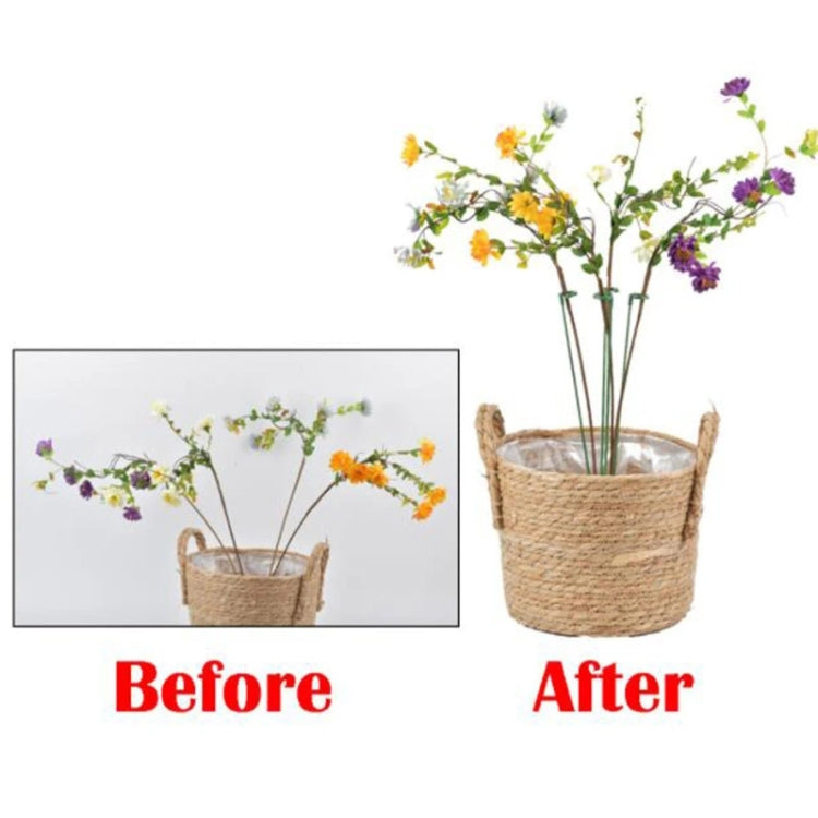 10個セット 植物鉢用花形支柱 固定用倒伏防止葉ガードフレーム 17cm 27cm 37cm 48cm 58cm