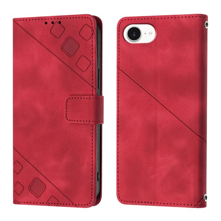スキンフィール エンボスレザーフォンケース、iPhone 17 Pro Max用、iPhone 17 Pro用、iPhone 17用、iPhone Air用、iPhone SE 2024用、iPhone 16 Pro Max用、iPhone 16 Pro用、iPhone 16 Plus用