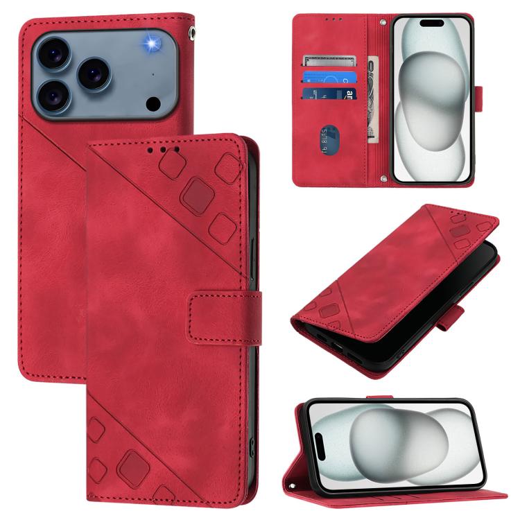スキンフィール エンボスレザーフォンケース、iPhone 17 Pro Max用、iPhone 17 Pro用、iPhone 17用、iPhone Air用、iPhone SE 2024用、iPhone 16 Pro Max用、iPhone 16 Pro用、iPhone 16 Plus用