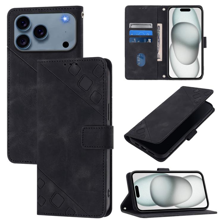 スキンフィール エンボスレザーフォンケース、iPhone 17 Pro Max用、iPhone 17 Pro用、iPhone 17用、iPhone Air用、iPhone SE 2024用、iPhone 16 Pro Max用、iPhone 16 Pro用、iPhone 16 Plus用