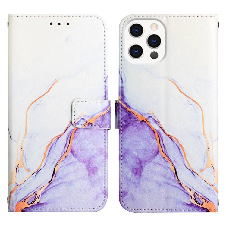PT003 大理石柄フリップレザーフォンケース、iPhone 15 Pro Max用、iPhone 15 Pro用、iPhone 15 Plus用、iPhone 15用、iPod Touch 7 / 6 / 5用