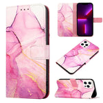 PT003 大理石柄フリップレザーフォンケース、iPhone 15 Pro Max用、iPhone 15 Pro用、iPhone 15 Plus用、iPhone 15用、iPod Touch 7 / 6 / 5用