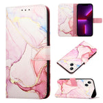 PT003 大理石柄フリップレザーフォンケース、iPhone 15 Pro Max用、iPhone 15 Pro用、iPhone 15 Plus用、iPhone 15用、iPod Touch 7 / 6 / 5用