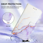 PT003 大理石柄フリップレザーフォンケース、iPhone 15 Pro Max用、iPhone 15 Pro用、iPhone 15 Plus用、iPhone 15用、iPod Touch 7 / 6 / 5用