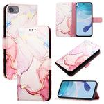 PT003 大理石柄フリップレザーフォンケース、iPhone 15 Pro Max用、iPhone 15 Pro用、iPhone 15 Plus用、iPhone 15用、iPod Touch 7 / 6 / 5用
