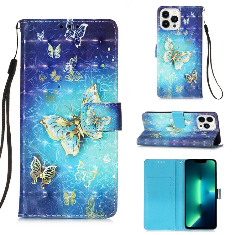 3Dペインティング横開きレザー電話ケース、iPhone 16 Pro用、iPhone 16 Plus用、iPhone 16用、iPhone 15 Pro Max用、iPhone 15 Pro用、iPhone 15 Plus用