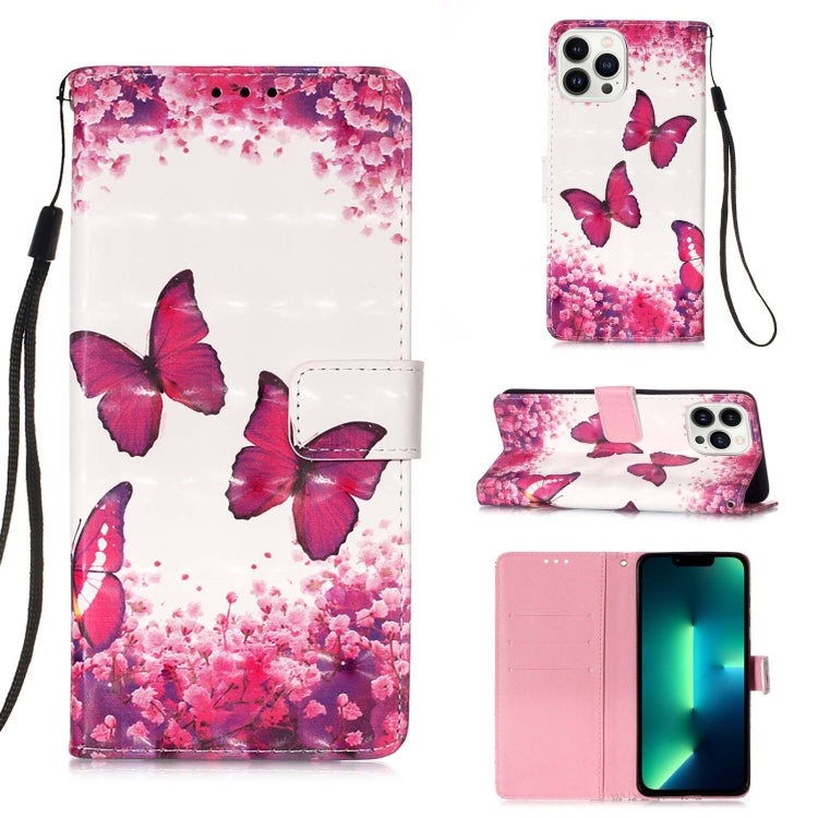 3Dペインティング横開きレザー電話ケース、iPhone 16 Pro用、iPhone 16 Plus用、iPhone 16用、iPhone 15 Pro Max用、iPhone 15 Pro用、iPhone 15 Plus用