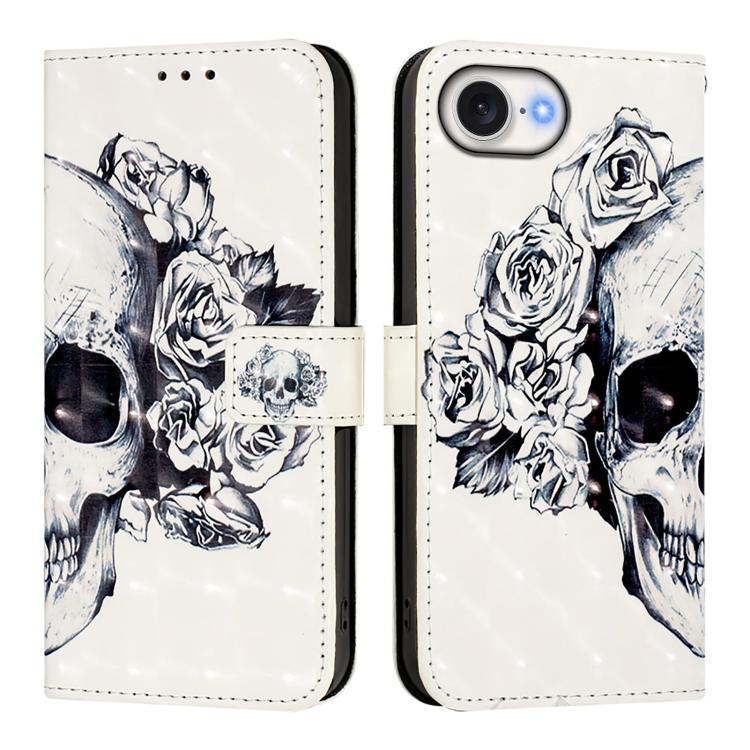3Dペインティング横開きレザー電話ケース、iPhone 17e / 16e用、iPhone 17 Pro Max用、iPhone 17 Pro用、iPhone 17用、iPhone Air用、iPhone 16 Pro Max用