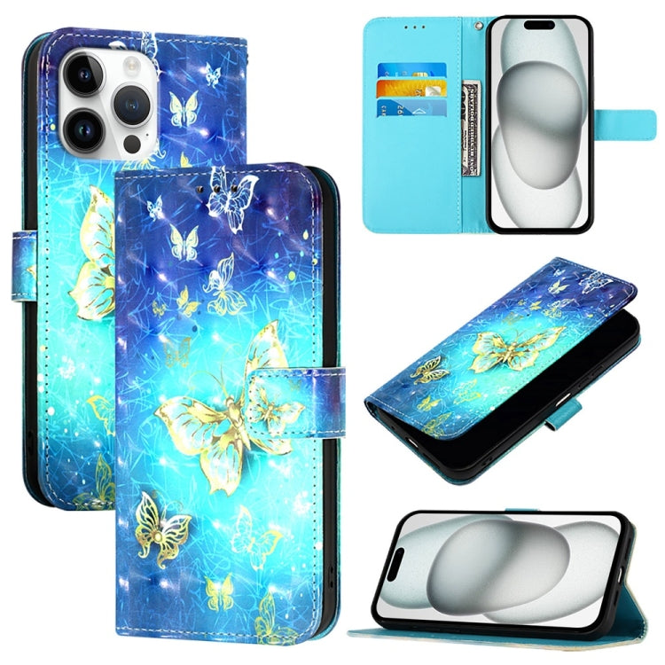 3Dペインティング横開きレザー電話ケース、iPhone 17e / 16e用、iPhone 17 Pro Max用、iPhone 17 Pro用、iPhone 17用、iPhone Air用、iPhone 16 Pro Max用