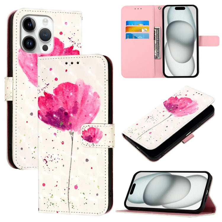 3Dペインティング横開きレザー電話ケース、iPhone 17e / 16e用、iPhone 17 Pro Max用、iPhone 17 Pro用、iPhone 17用、iPhone Air用、iPhone 16 Pro Max用