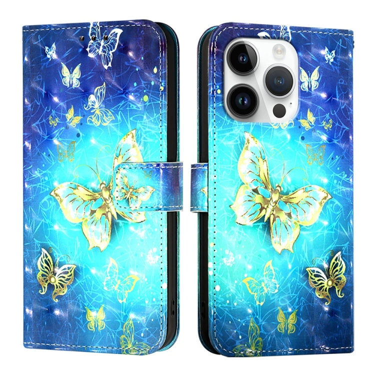 3Dペインティング横開きレザー電話ケース、iPhone 16 Pro用、iPhone 16 Plus用、iPhone 16用、iPhone 15 Pro Max用、iPhone 15 Pro用、iPhone 15 Plus用