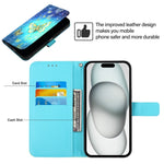 3Dペインティング横開きレザー電話ケース、iPhone 16 Pro用、iPhone 16 Plus用、iPhone 16用、iPhone 15 Pro Max用、iPhone 15 Pro用、iPhone 15 Plus用