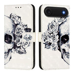 3Dペインティング横開きレザー電話ケース、iPhone 17e / 16e用、iPhone 17 Pro Max用、iPhone 17 Pro用、iPhone 17用、iPhone Air用、iPhone 16 Pro Max用