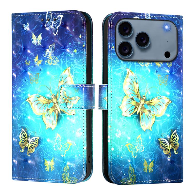 3Dペインティング横開きレザー電話ケース、iPhone 17e / 16e用、iPhone 17 Pro Max用、iPhone 17 Pro用、iPhone 17用、iPhone Air用、iPhone 16 Pro Max用