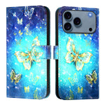 3Dペインティング横開きレザー電話ケース、iPhone 17e / 16e用、iPhone 17 Pro Max用、iPhone 17 Pro用、iPhone 17用、iPhone Air用、iPhone 16 Pro Max用