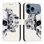 3Dペインティング横開きレザー電話ケース、iPhone 17e / 16e用、iPhone 17 Pro Max用、iPhone 17 Pro用、iPhone 17用、iPhone Air用、iPhone 16 Pro Max用