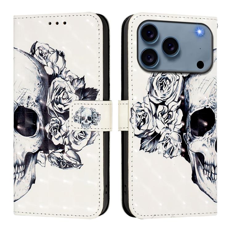 3Dペインティング横開きレザー電話ケース、iPhone 17e / 16e用、iPhone 17 Pro Max用、iPhone 17 Pro用、iPhone 17用、iPhone Air用、iPhone 16 Pro Max用