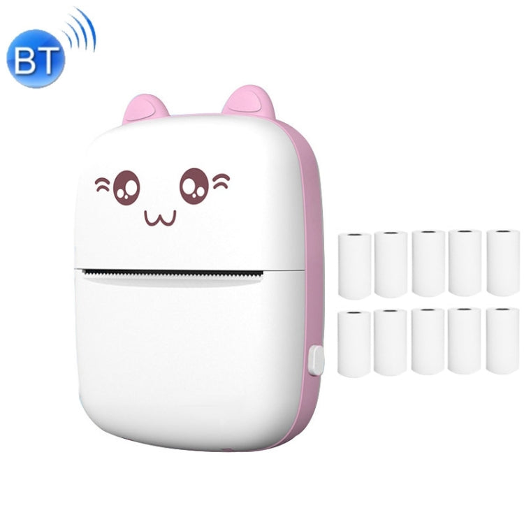 C9 ミニ Bluetooth ワイヤレスサーマルプリンター、1ロール紙付き、5枚紙付き、10枚紙付き、5枚ステッカー紙付き、5枚紙＆5枚ステッカー紙付き、5枚紙＆5枚ステッカー＆3色紙付き