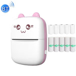 C9 ミニ Bluetooth ワイヤレスサーマルプリンター、1ロール紙付き、5枚紙付き、10枚紙付き、5枚ステッカー紙付き、5枚紙＆5枚ステッカー紙付き、5枚紙＆5枚ステッカー＆3色紙付き