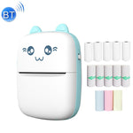 C9 ミニ Bluetooth ワイヤレスサーマルプリンター、1ロール紙付き、5枚紙付き、10枚紙付き、5枚ステッカー紙付き、5枚紙＆5枚ステッカー紙付き、5枚紙＆5枚ステッカー＆3色紙付き