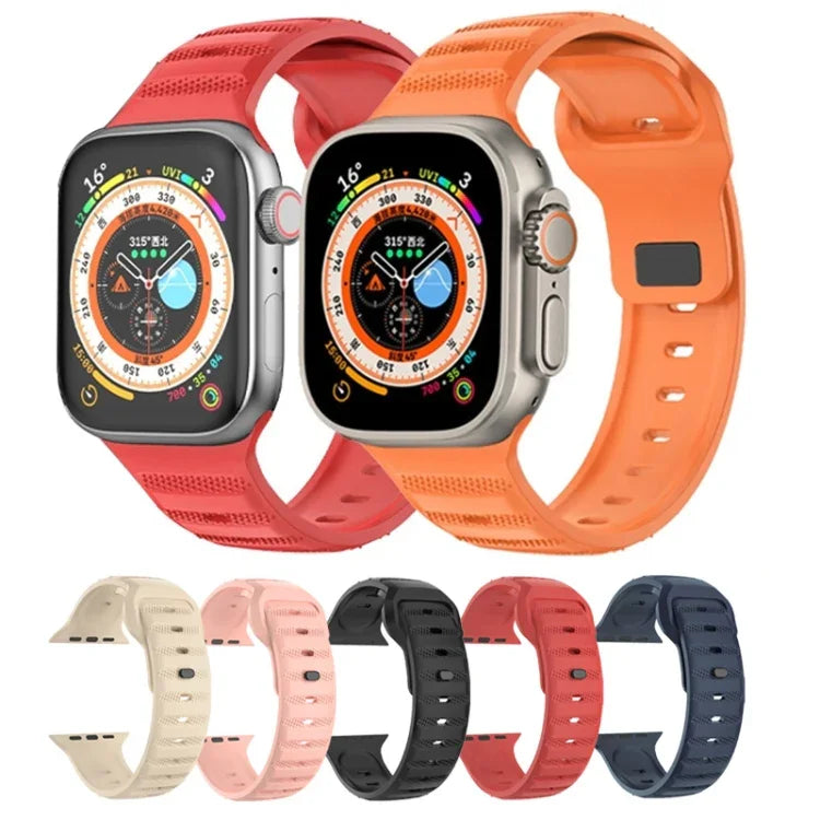 ドットテクスチャ フルオロラバーバンド、Apple Watch 42mm用、Apple Watch 38mm用