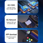MT27 4G+64G 1.6インチ IP67防水 4G Android 8.1スマートウォッチ 心拍/GPS対応、レザーバンド