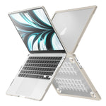 半透明ノートパソコン保護ケース MacBook Air 13.6インチ A2681 2022 / M3 2024 A3113 / M4 2025 A3240用